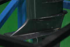 Flushing-F20C-air-mengalir-dari-lower-unit